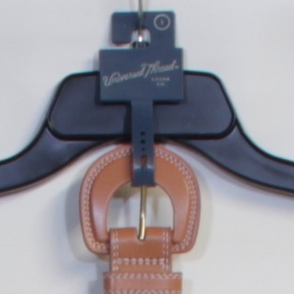 Universal Thread Beige Nude Faux Leather Belt NWT - Picture 3 of 6